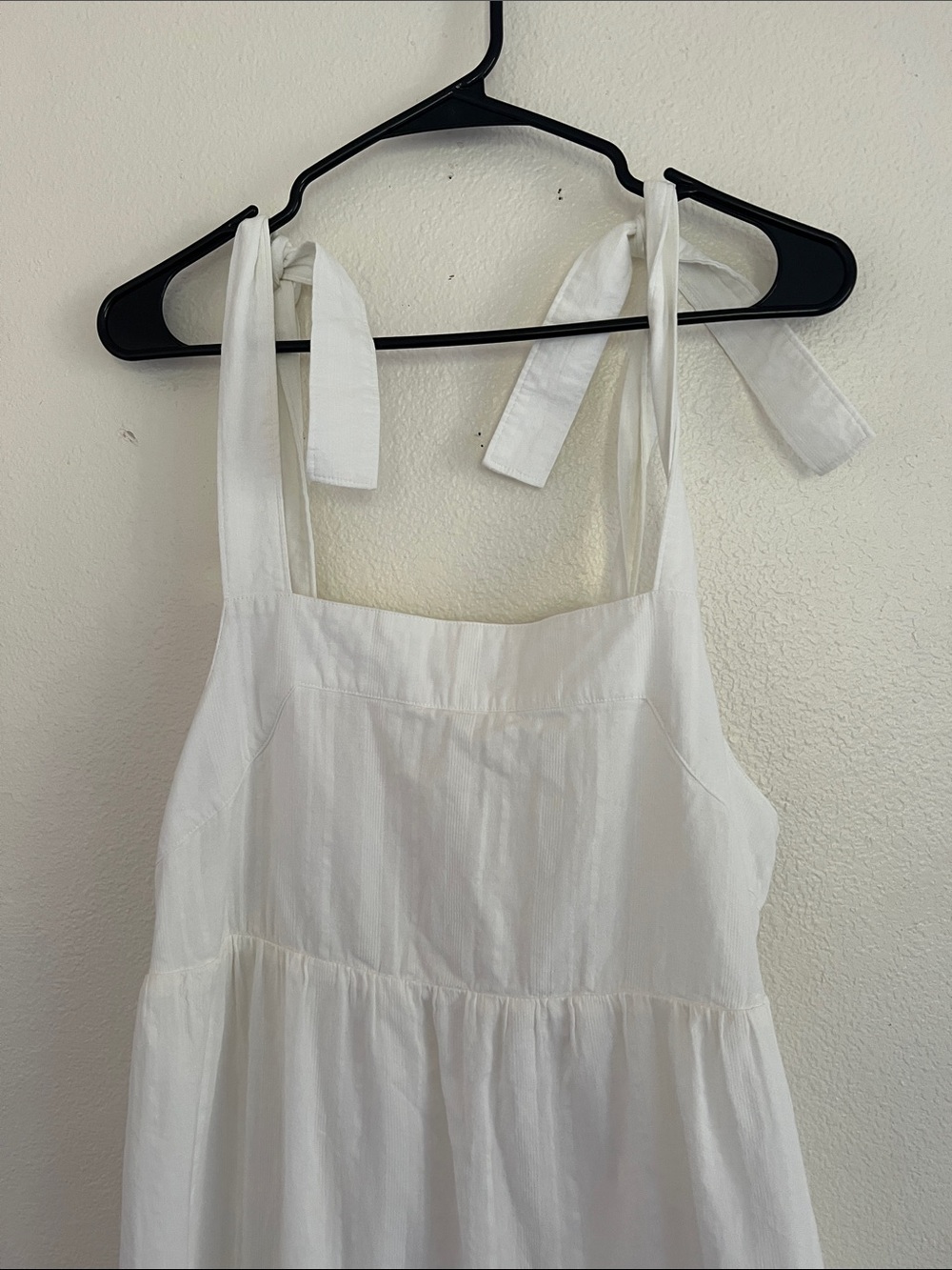 Carve Designs White Tie-Shoulder Maxi Dress Great Summer Dress